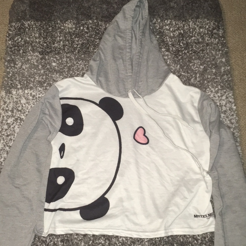 Cropped hoodie